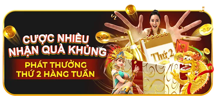 Banner khuyến mãi hoàn trả hàng tuần